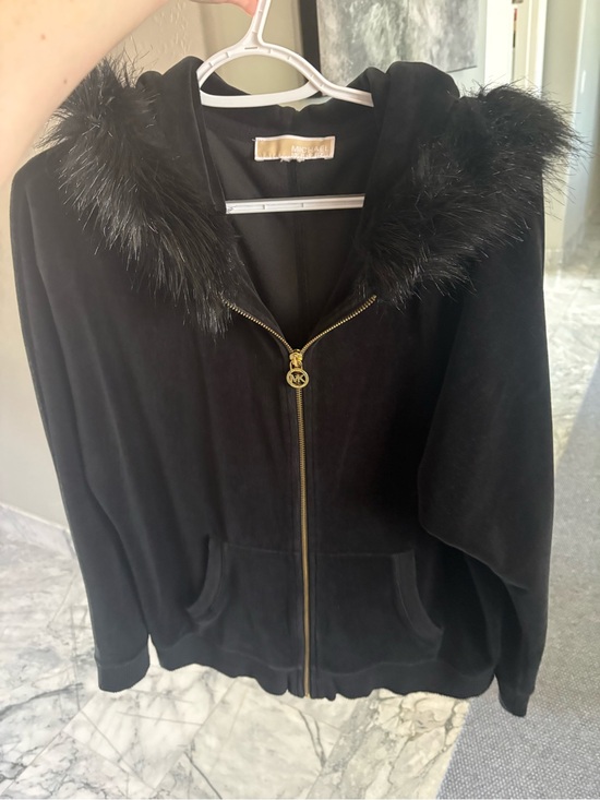 Michael Kors Jackets & Blazers - Michael Kors Black Zip-Up Hoodie